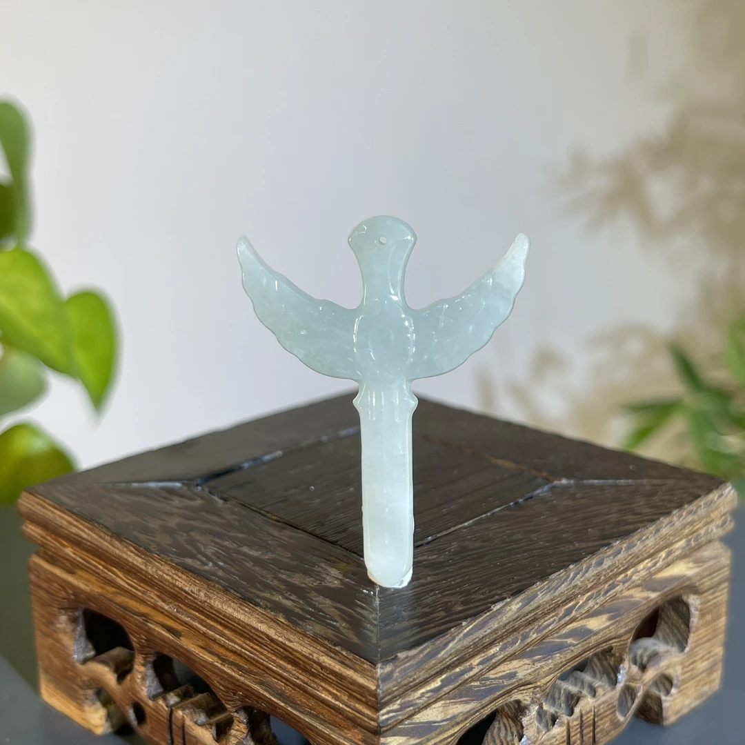 JXA16-07 天然翡翠缅甸A货 宝剑