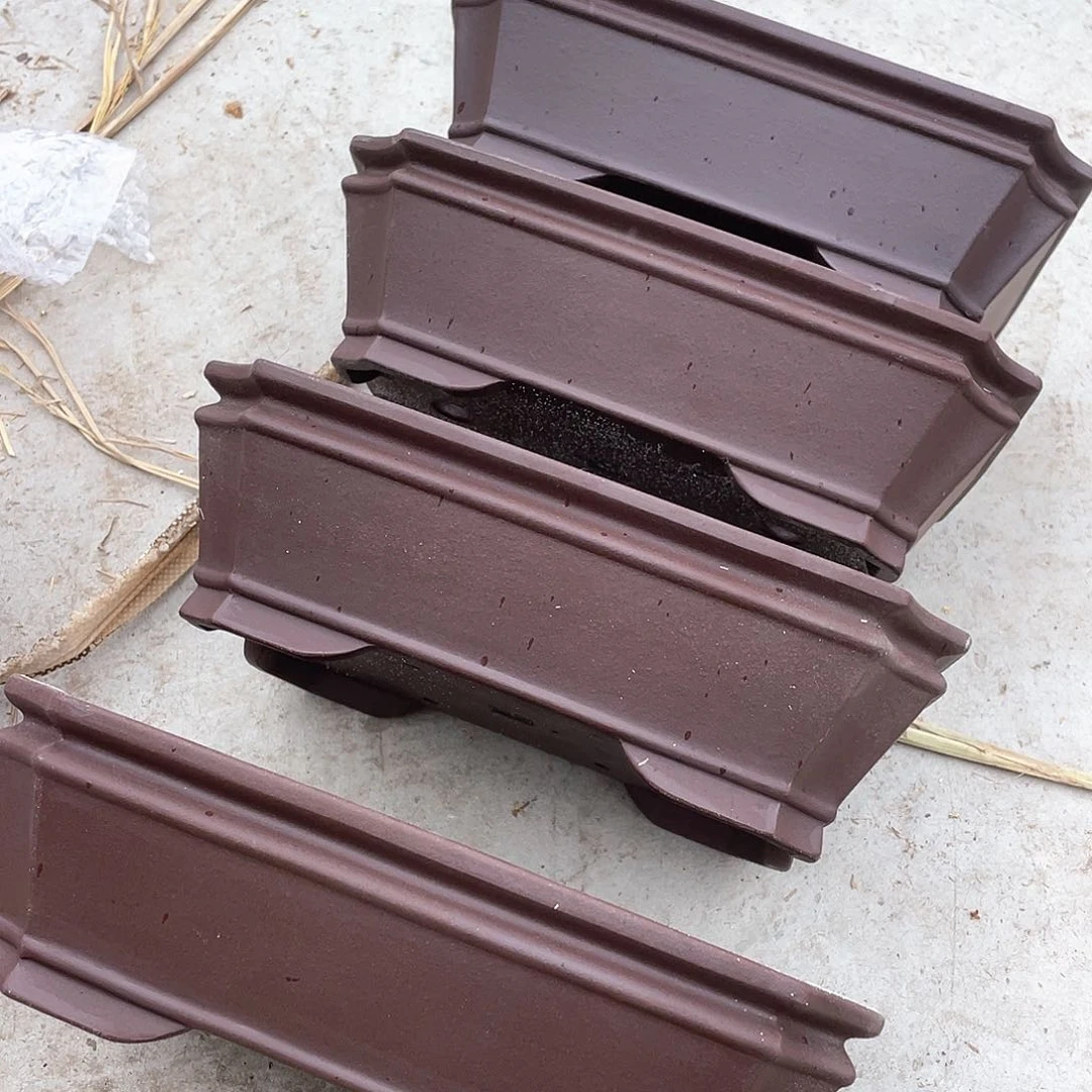 精品紫砂一组处理马槽四只