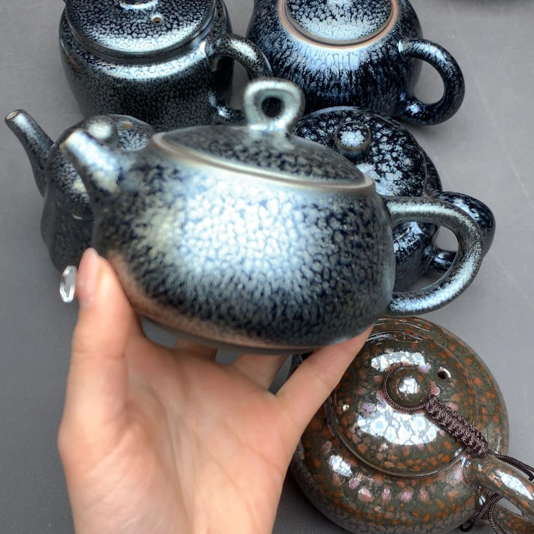 茶盏建盏铁胎原矿壶