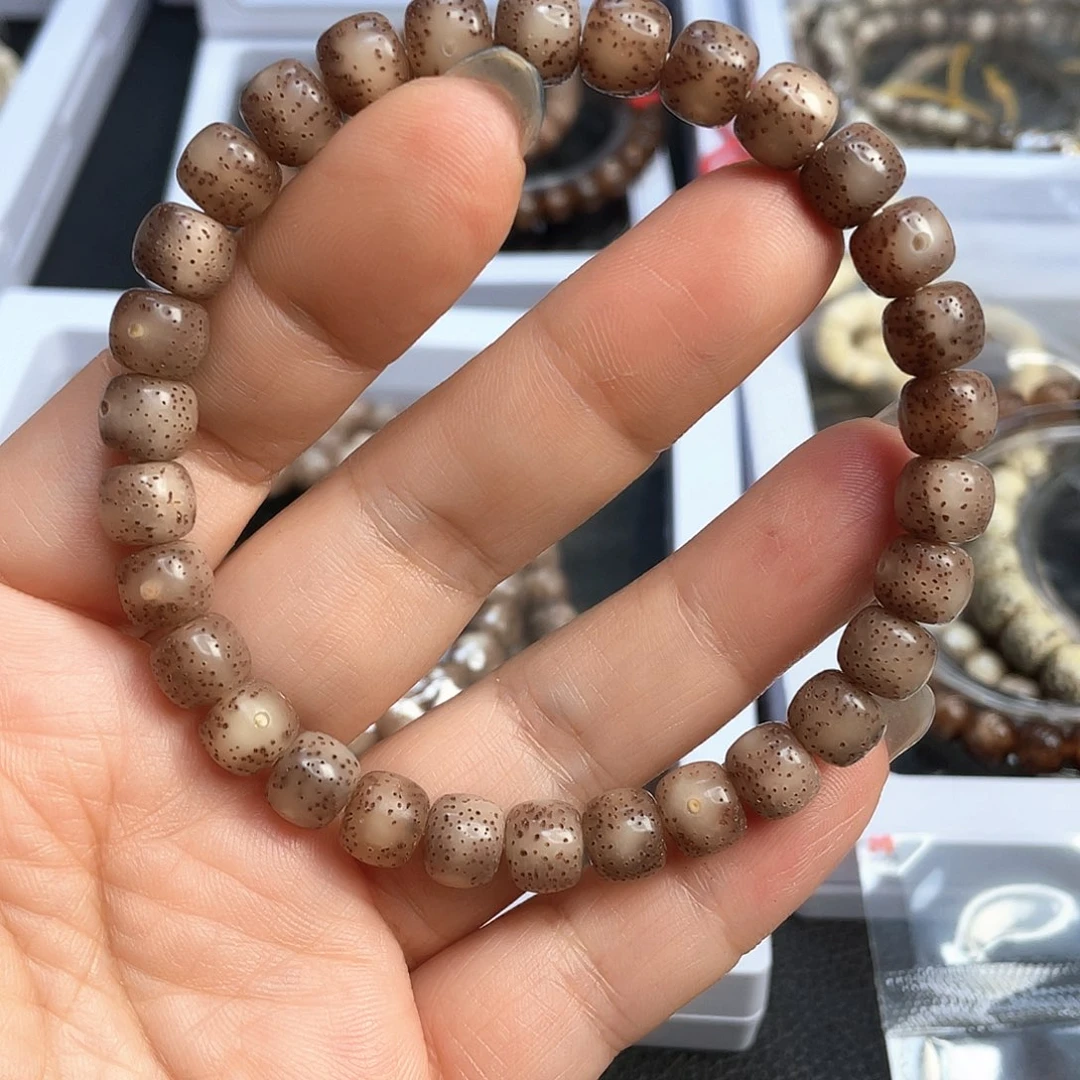 星月菩提手串原生态冰糖玉化手串尺寸8