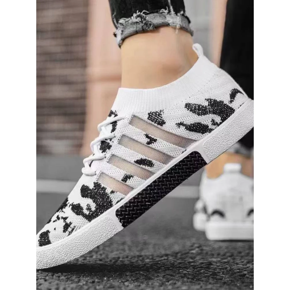 春夏新款高档飞织鞋丨男士飞织网面鞋透气潮鞋运动休闲鞋Y06