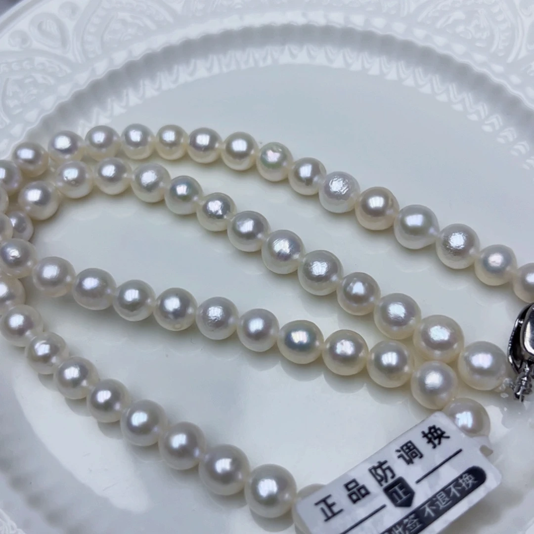 淡水珍珠颈饰银S925镶嵌