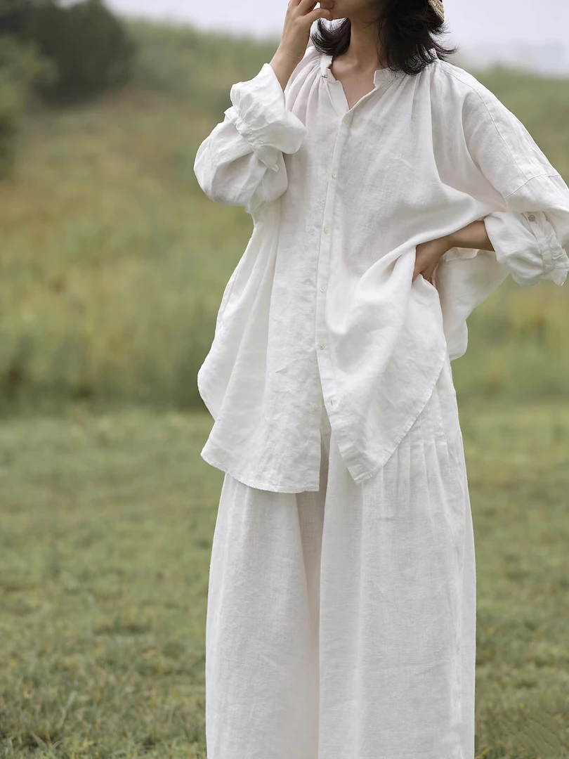 【16-49】韩系简约百搭女上衣裤子