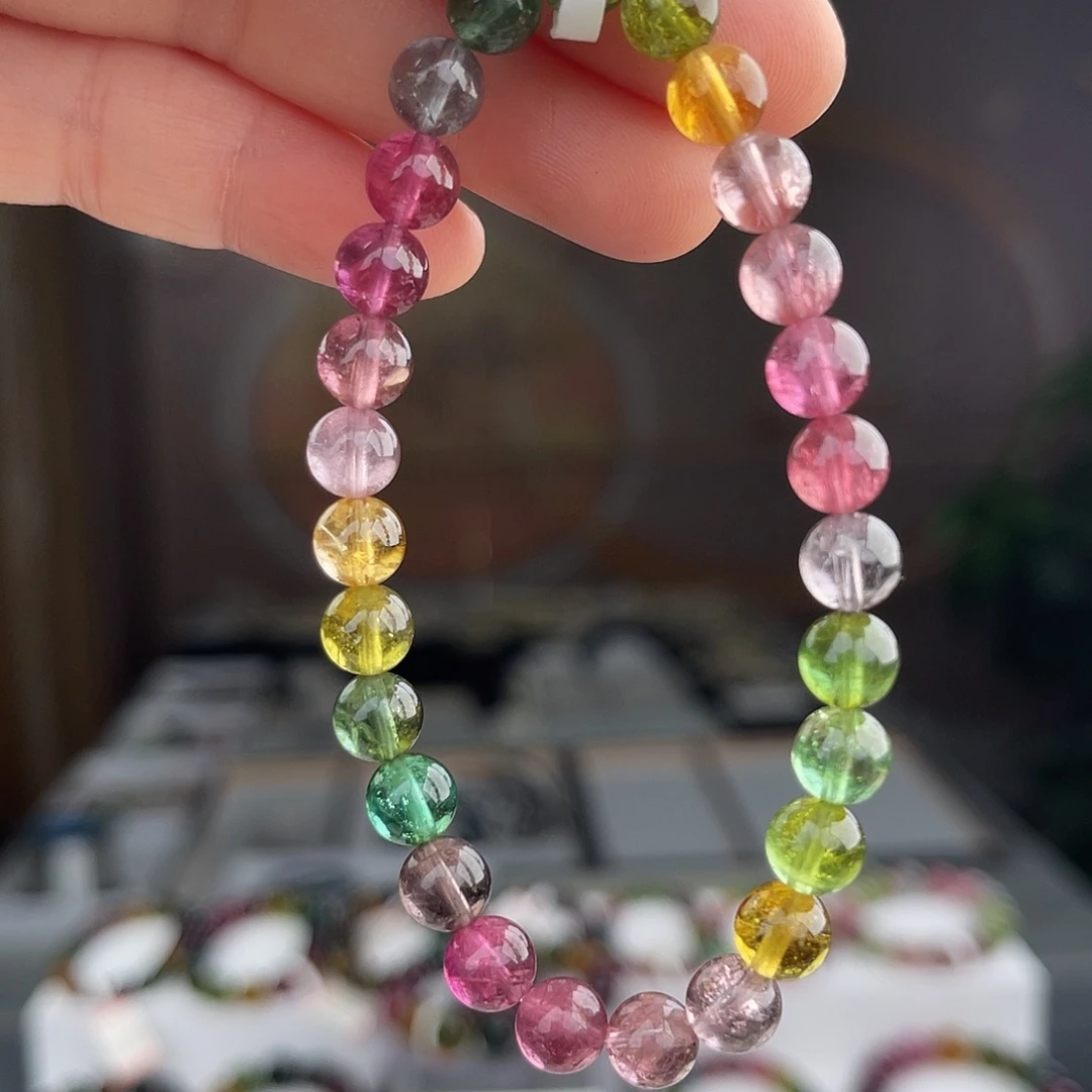 未镶嵌碧玺碧玺6mm