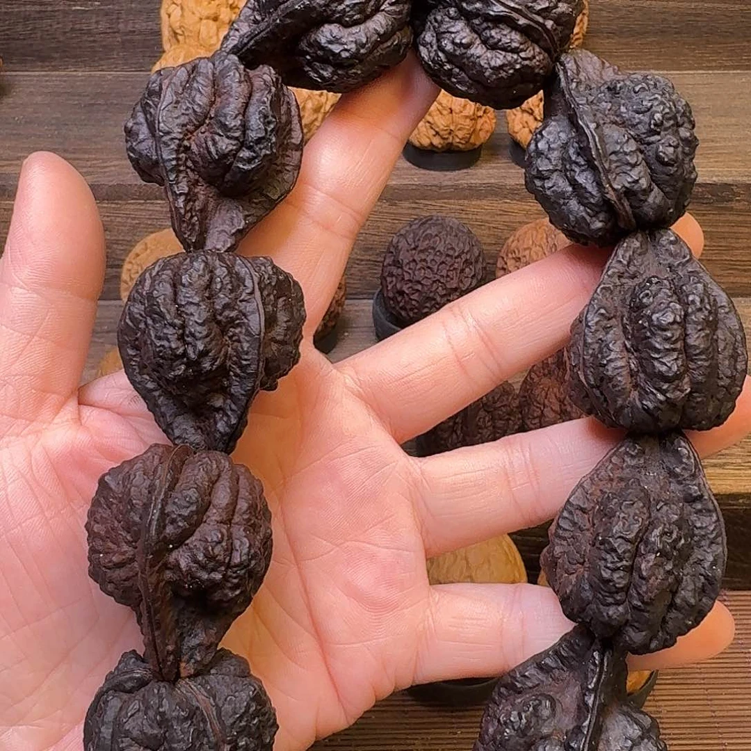 文玩核桃吊坠9金蟾塔3️⃣手持33尺寸