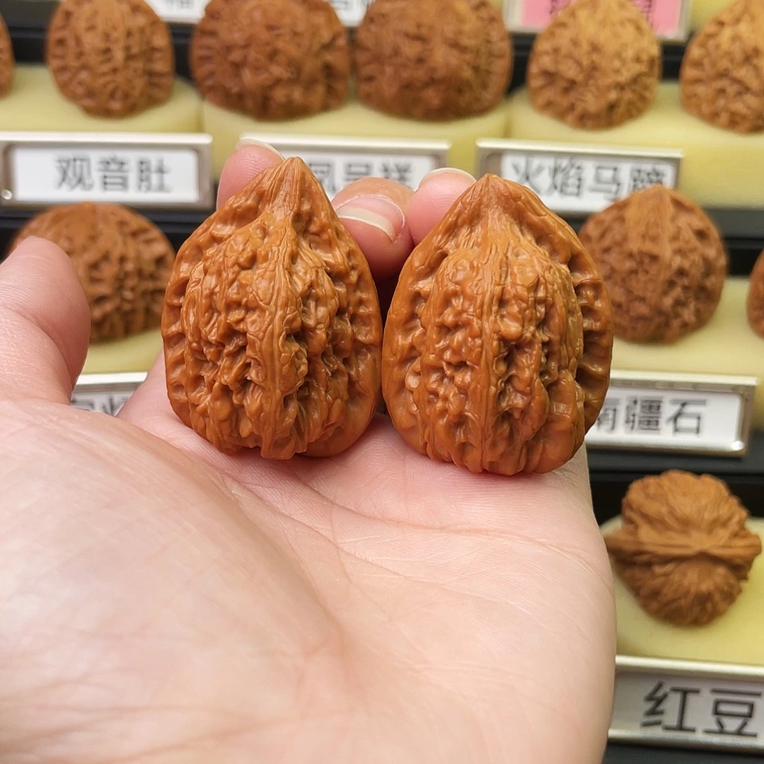 文玩核桃吊坠赤龙鸡心33全品985