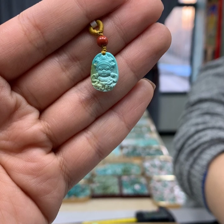 绿松石未镶嵌配饰