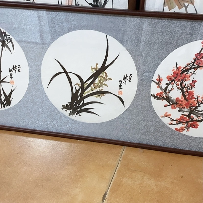 【闪购商品】国画手绘国画带框160.46