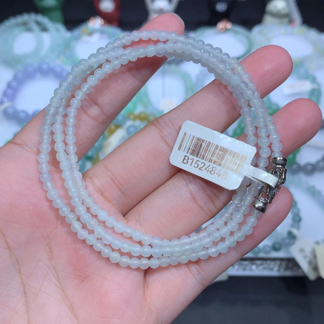 翡翠未镶嵌手串天然