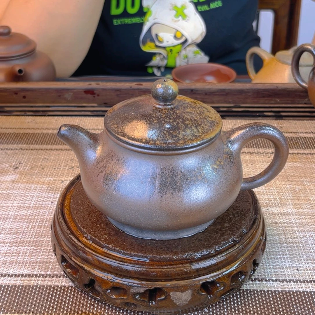 茶壶紫砂底槽清柴烧240cc