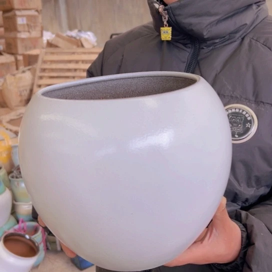 紫砂花盆高23口20—————