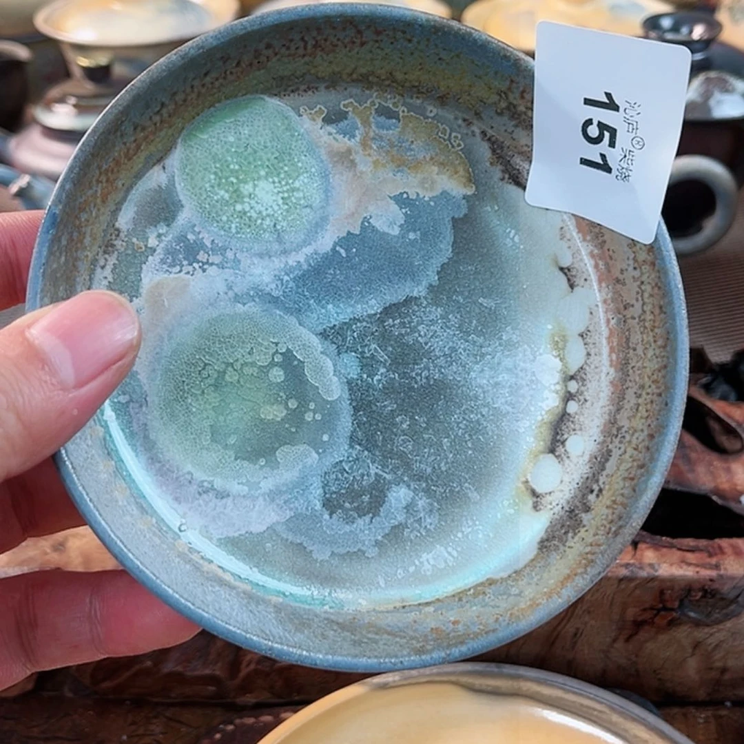 【闪购商品】大**心沁庐柴窑古法柴烧全手工茶具