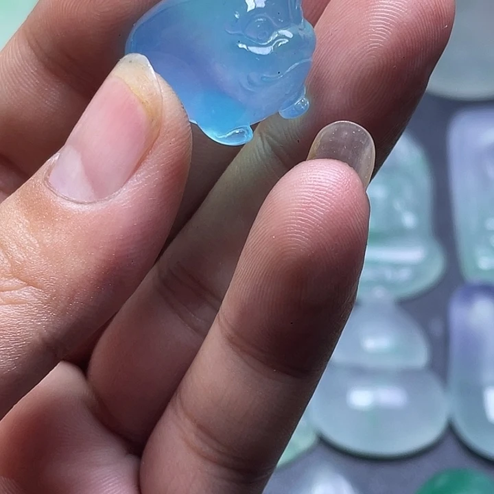 南**意金蝉，无纹裂，