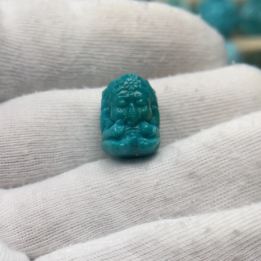 绿松石未镶嵌颈饰卡11.6-15.7-10