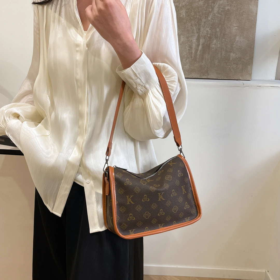 轻奢潮流女包新款单肩包腋下包女性时尚大容量斜挎包豌豆包包