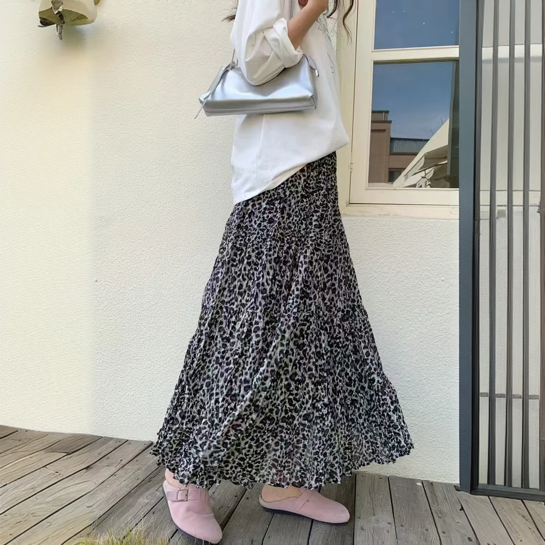 裙长88（7-8米大裙摆）碎花中长半身裙合集