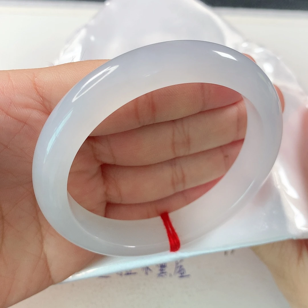 翡翠手镯未镶嵌冰胶白月光①②⑤