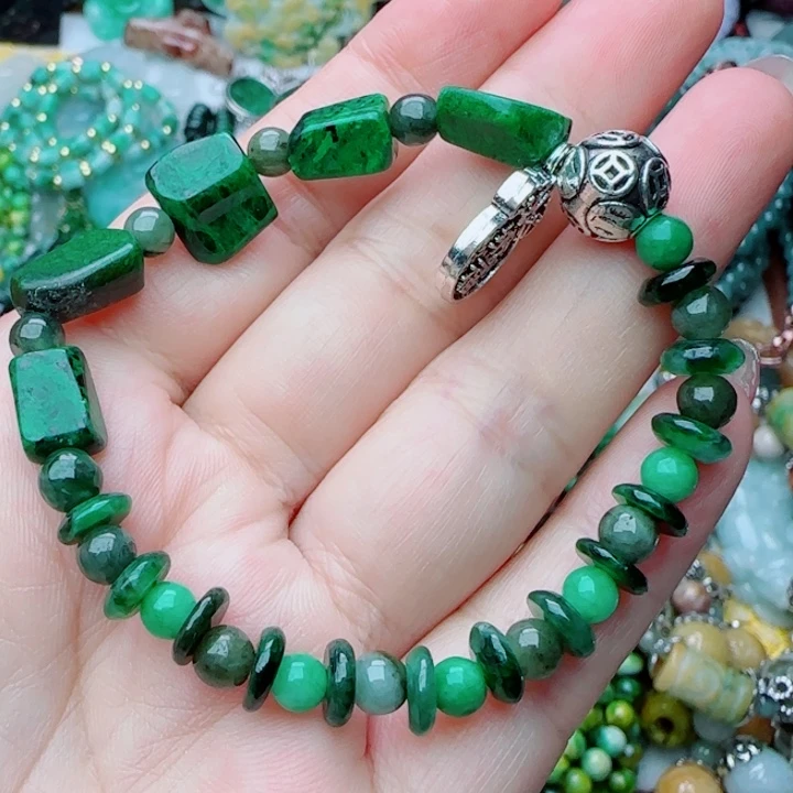 翡翠未镶嵌颈饰天然A货248