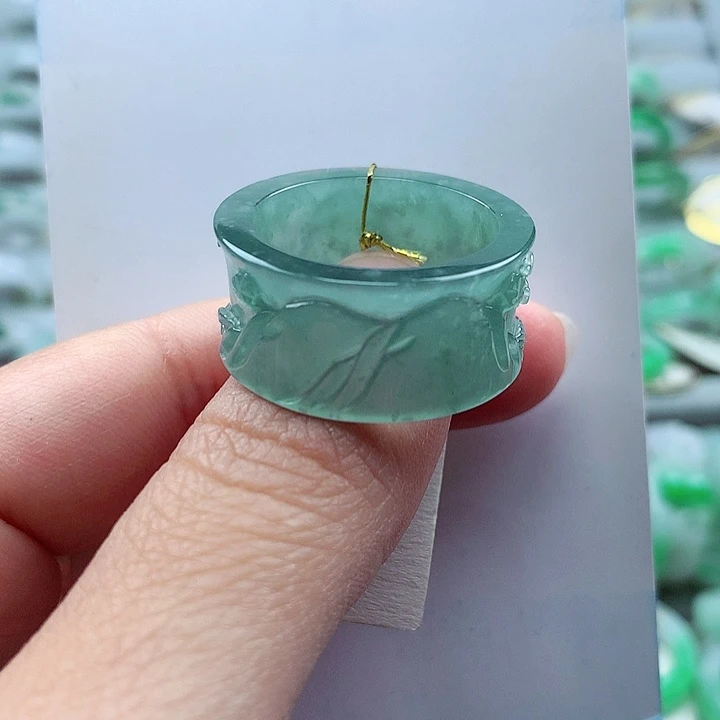 【闪购商品】未镶嵌戒指翡翠22.23号