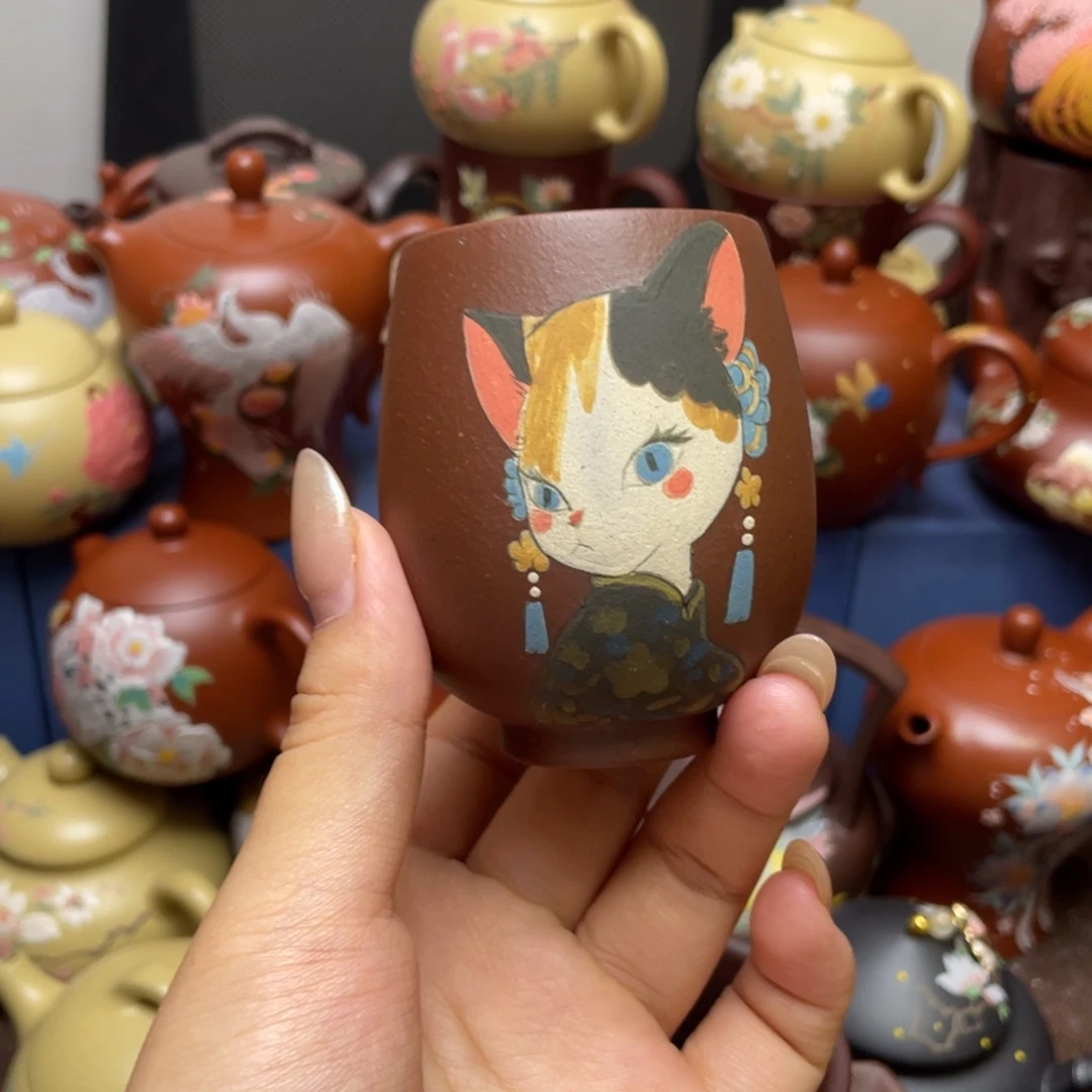 茶杯紫砂紫砂主人杯100cc