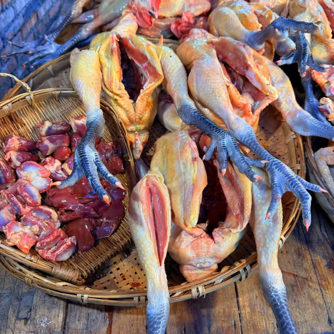 A【乡村】农村黑脚大公鸡1只到手4.7-5斤左右 顺丰包邮