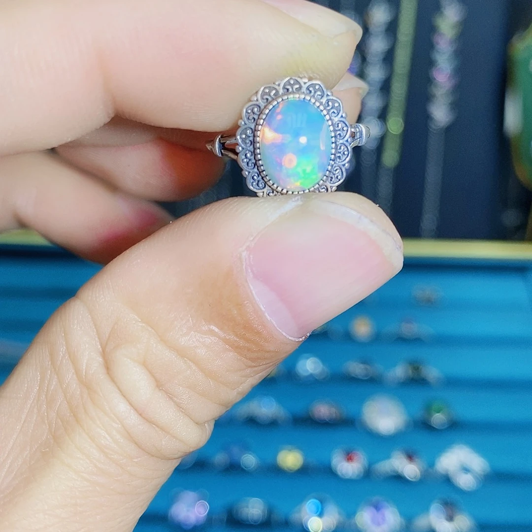 紫晶珠宝半成品银S925镶嵌