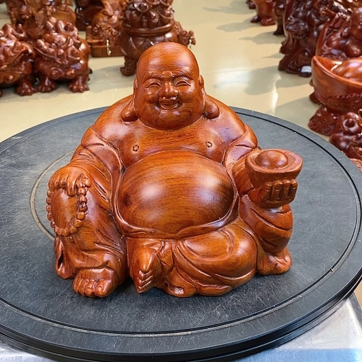 花梨木类小巴花梨木坐弥勒佛