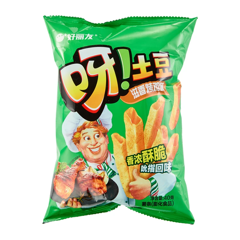 好丽友-呀!土豆薯条(滋香烤鸡味)40g/袋