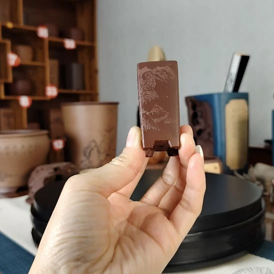 宜兴紫砂花盆桌面透气兰花花盆