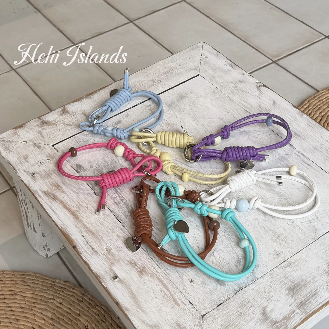 【冰岛彩绘】赫俐群岛可拎手机挂绳皮质手工编绳手机挂件手机壳装饰