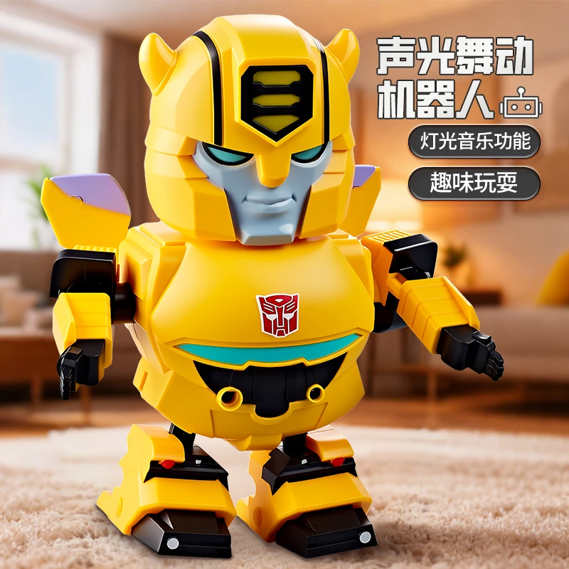 正版变形金刚大黄蜂跳舞宝宝抬头训练婴儿玩具0到6个月1儿童3岁