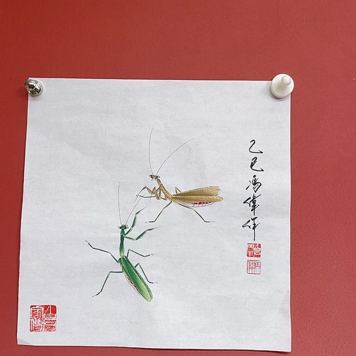 国画冯老师手绘作品