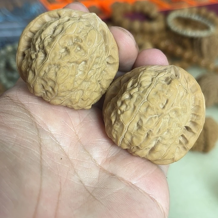 把件文玩核桃41左右南瓜墩配对如图