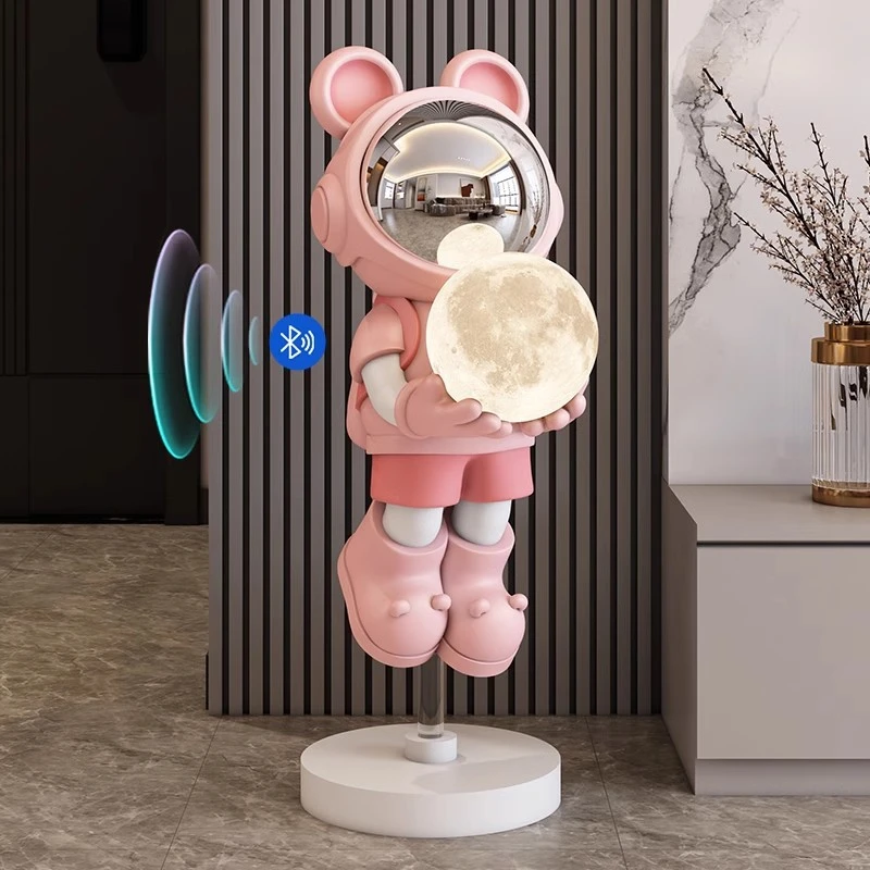 太空人宇航员大摆件蓝牙音响客厅高端装饰品电视柜沙发旁边落地灯