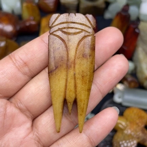 和田玉未镶嵌颈饰93