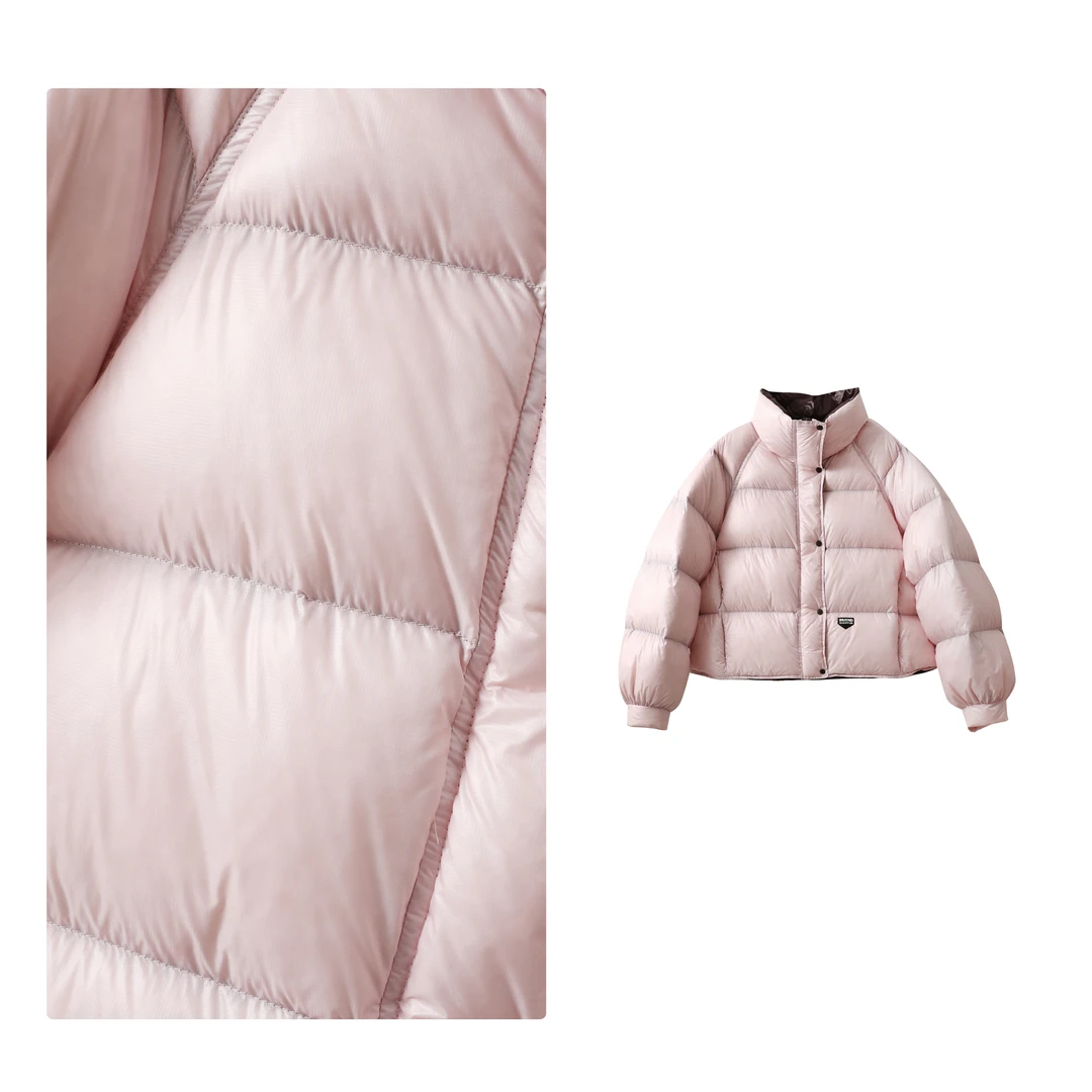 门店18&99！幻彩魔方羽绒服」90鸭绒巨蓬松保暖休闲外套女 M13764