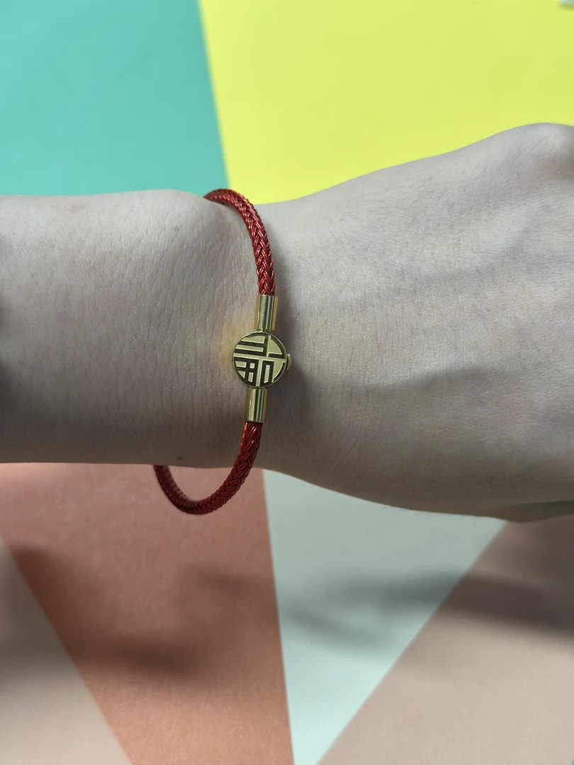 钛钢手链 百货 698 红手环