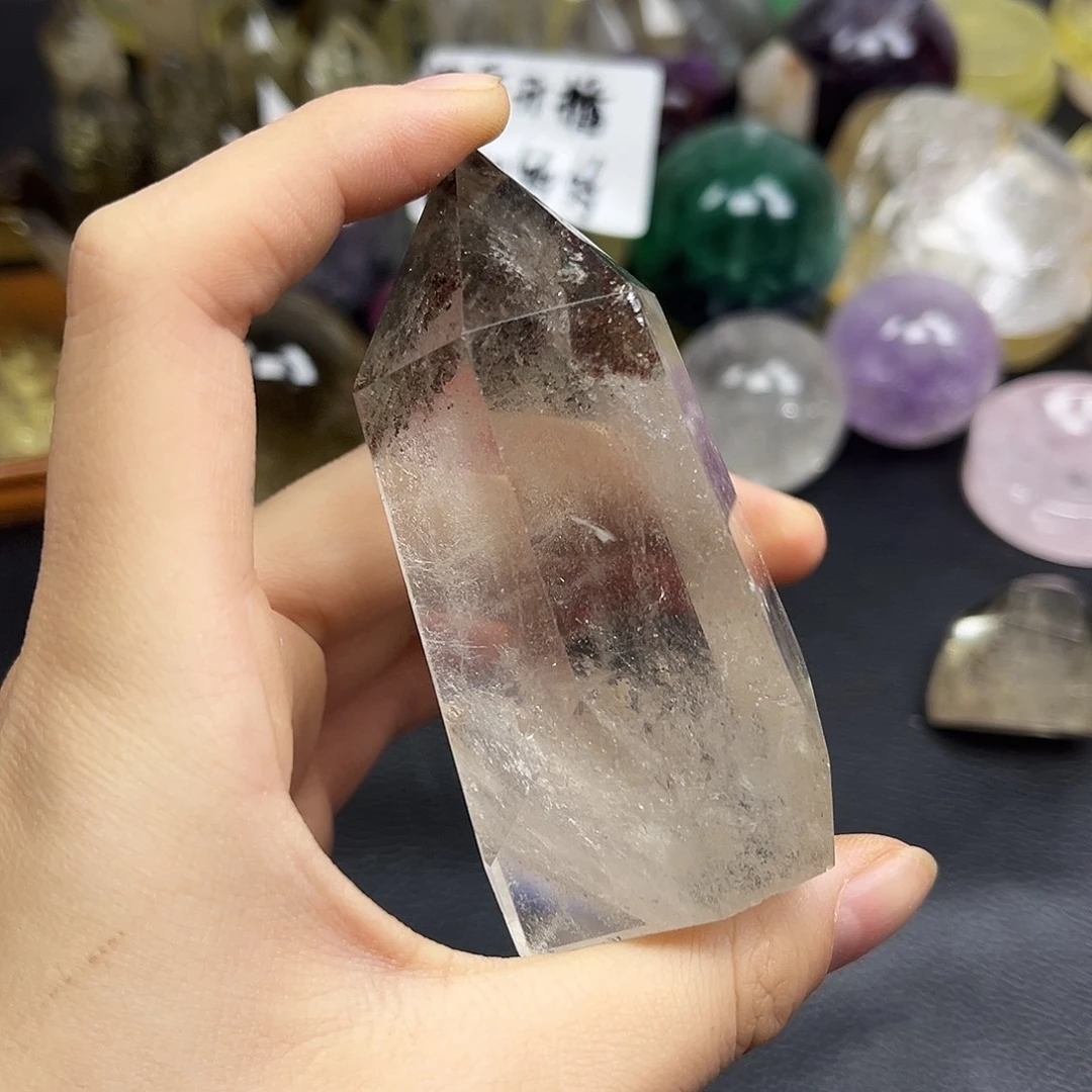 珠宝半成品紫晶未镶嵌216水晶石