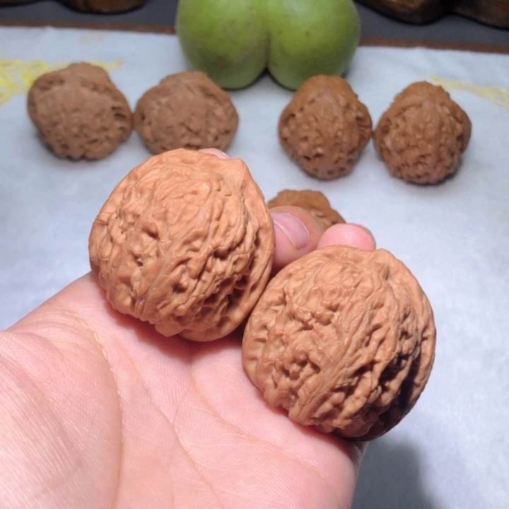 文玩核桃把件39四喜