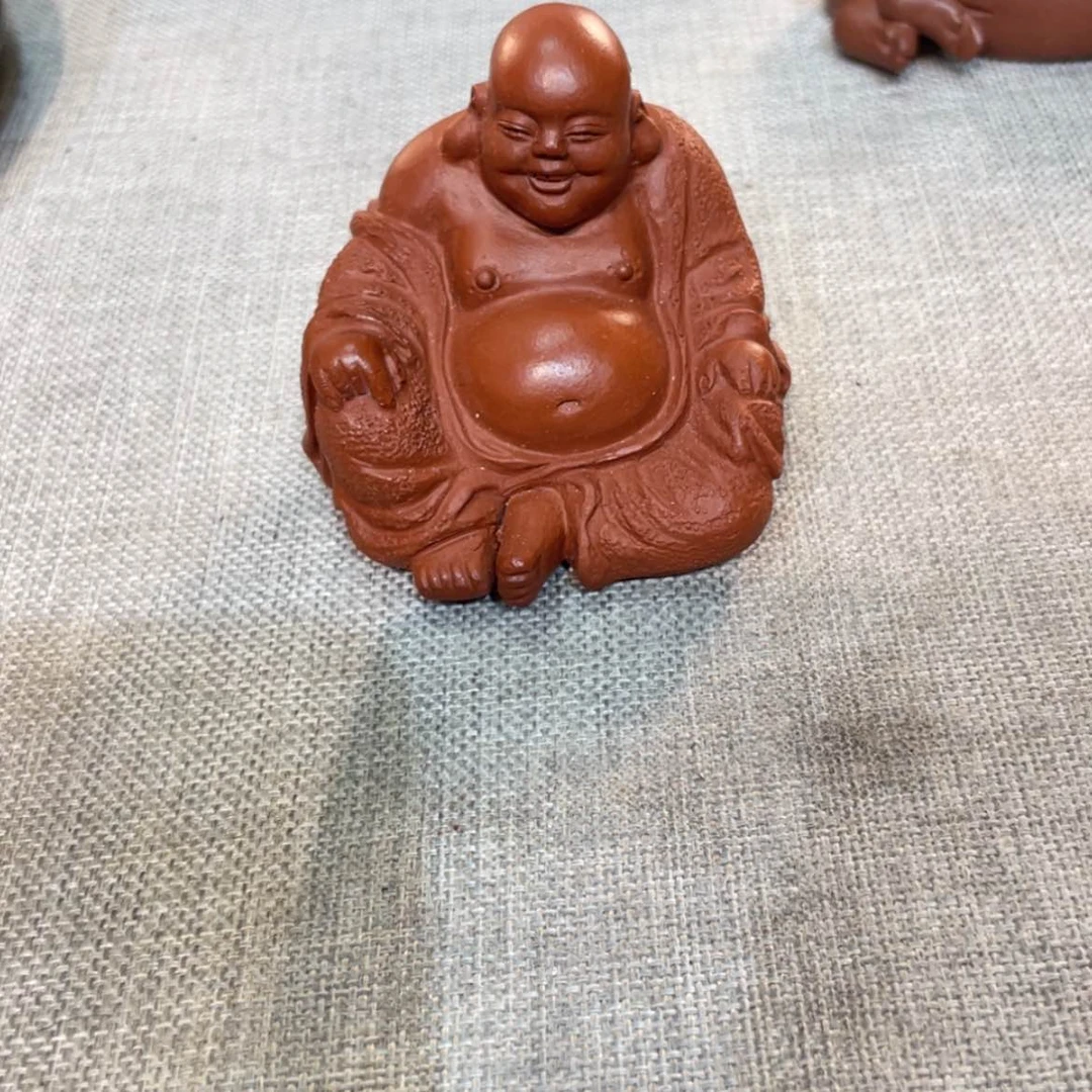 【闪购商品】紫砂茶宠大*宝微瑕弥勒