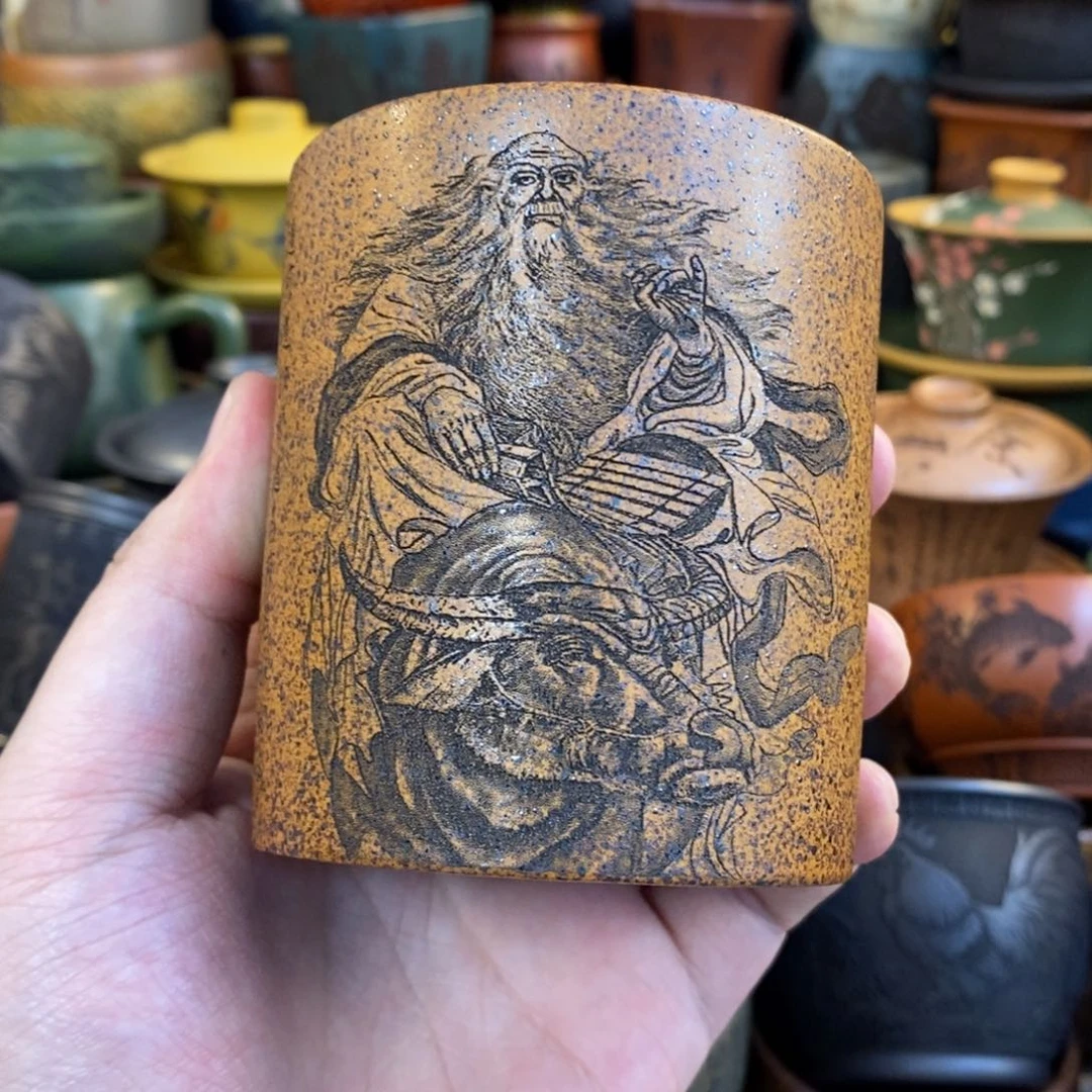 紫砂公道杯宜兴全手工紫砂杯