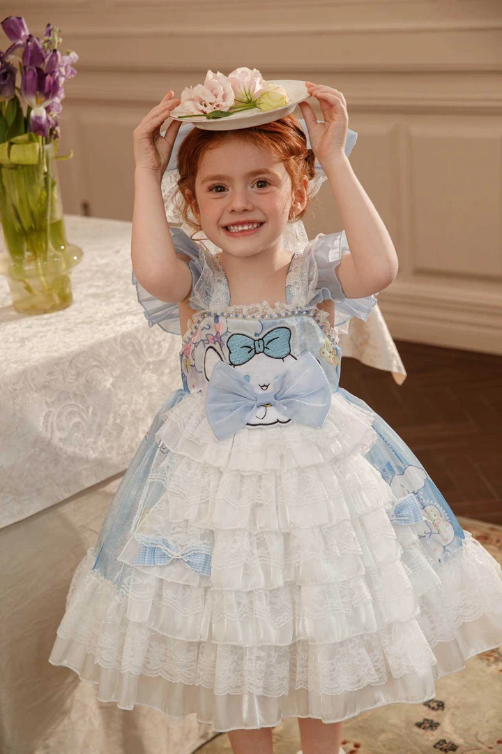 夏季蓬蓬裙连衣裙公主裙甜美吊带裙裙子