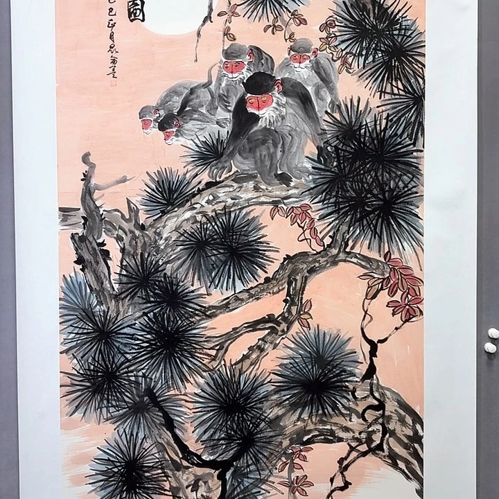 国画亲笔手绘放心去藏