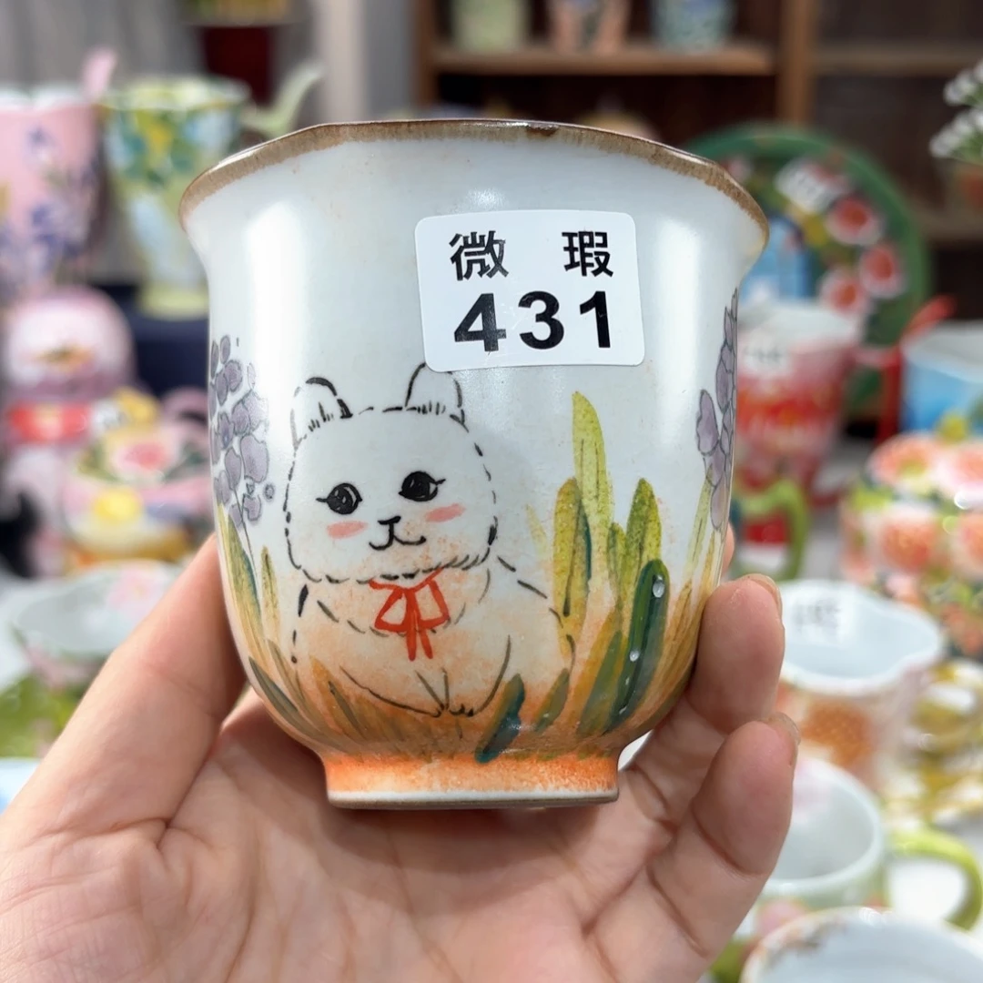 景德镇手绘高温釉下彩陶瓷茶具
