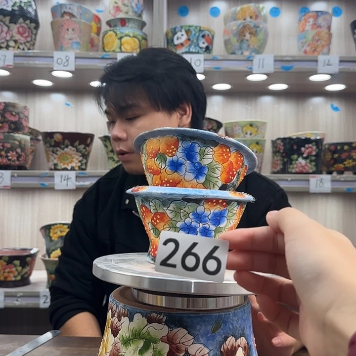 紫砂花盆瑕疵瑕疵266