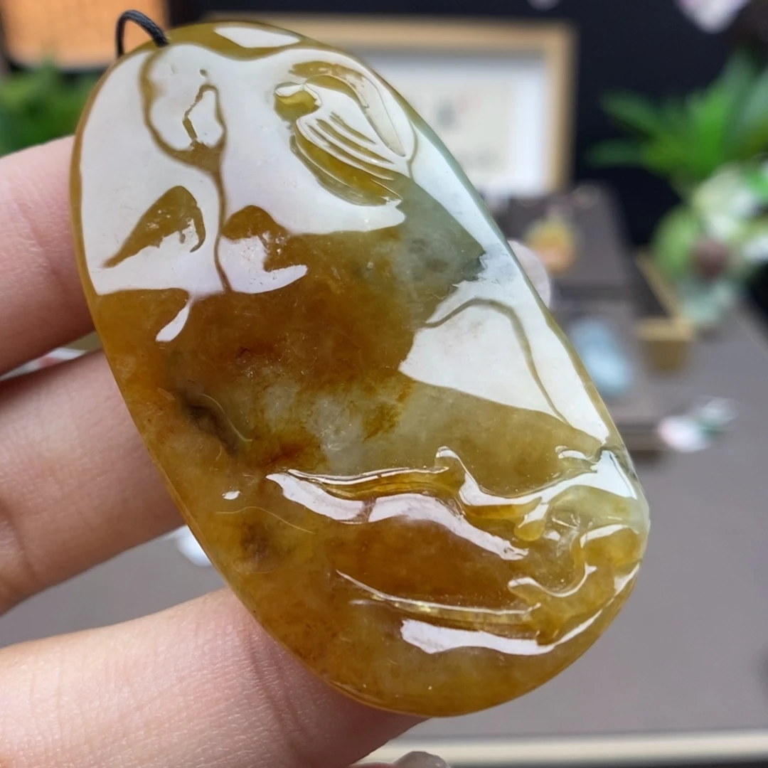 翡翠未镶嵌颈饰吊坠60