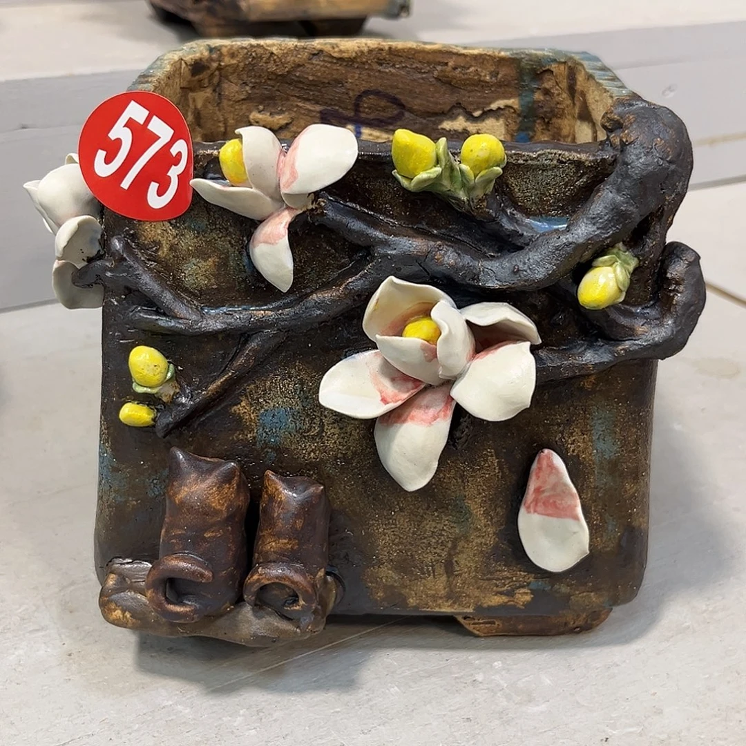 573 号陶然花器多肉植物手工活花盆