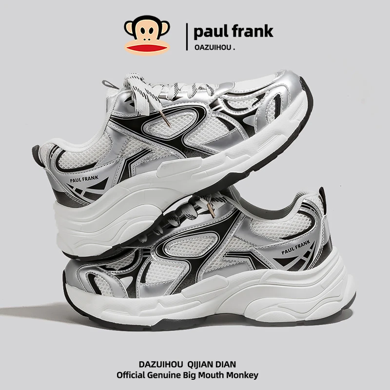 大嘴猴旗舰店正品2025爆款透气时尚休闲鞋好看百搭运动厚底女鞋