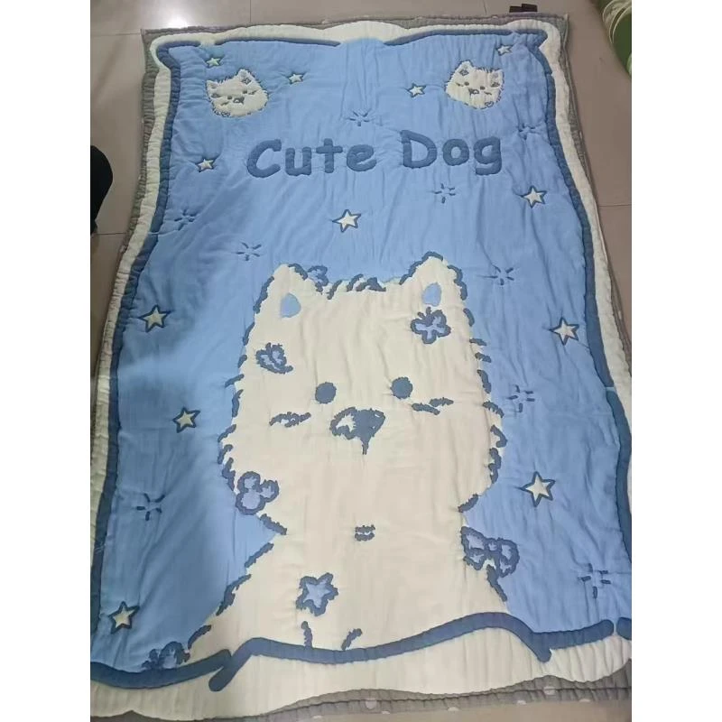 【蓝蓝狗】150*200泡芙被升级多层柔软亲肤透气加厚