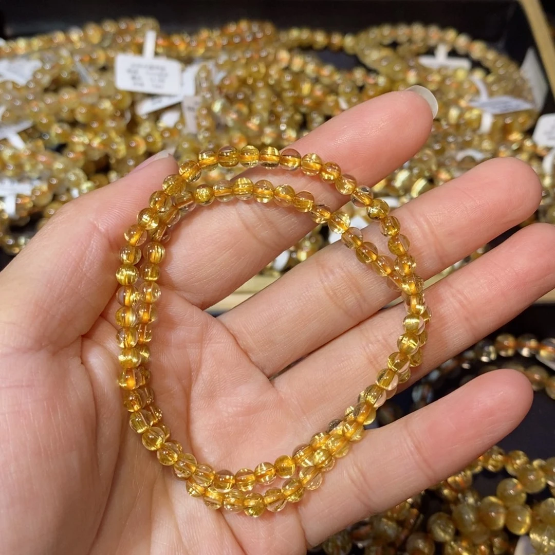 水晶手链未镶嵌手链4+mm